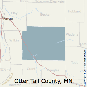 Otter_Tail,Minnesota County Map